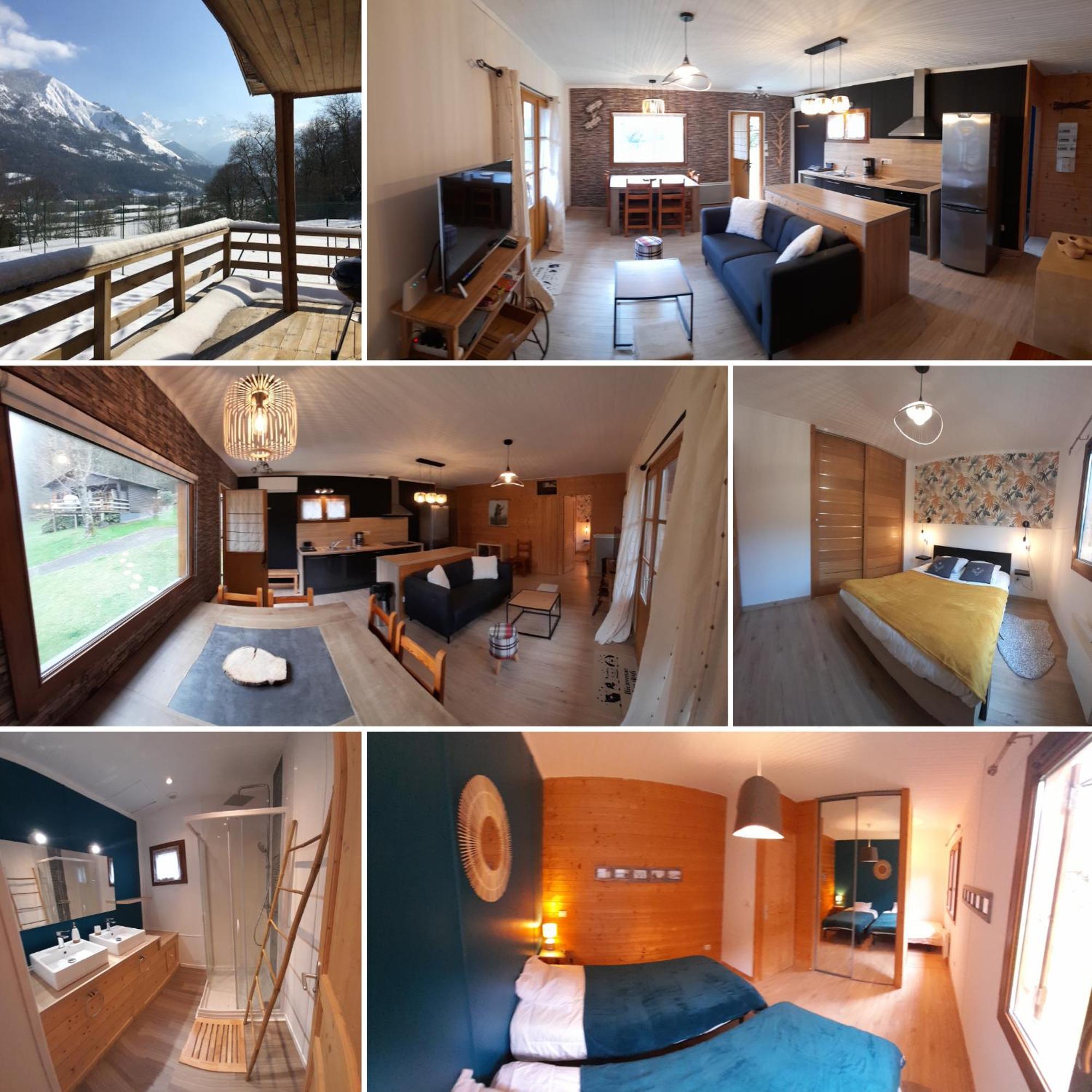 Chalet De L'Ours Brun, Gite 3 Etoiles Gere-Belesten Zewnętrze zdjęcie